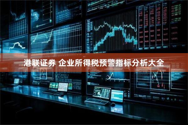 港联证券 企业所得税预警指标分析大全