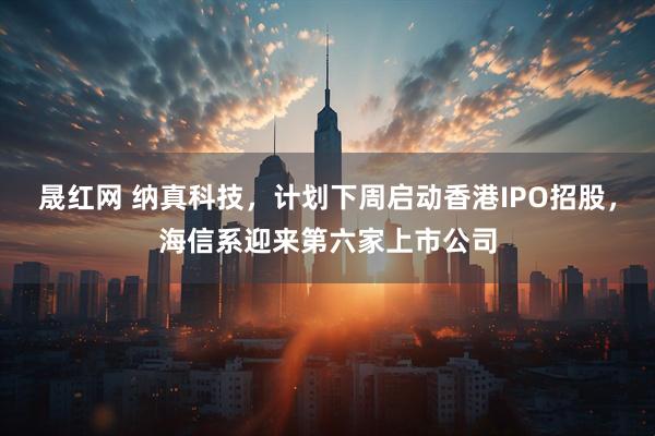 晟红网 纳真科技，计划下周启动香港IPO招股，海信系迎来第六家上市公司